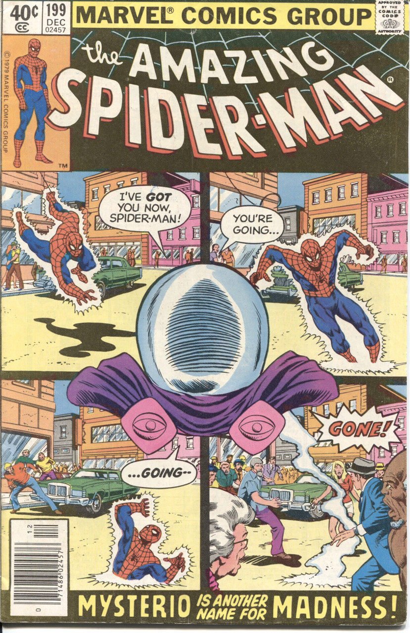 Amazing Spider-Man (1963 Series) #199 Newsstand VF- 7.5