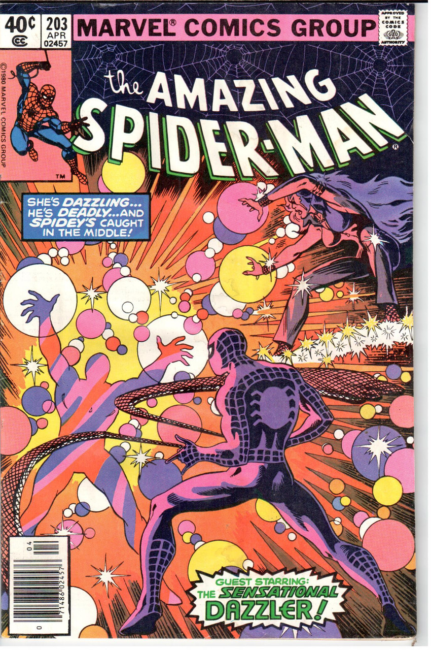 Amazing Spider-Man (1963 Series) #203 Newsstand VG- 3.5