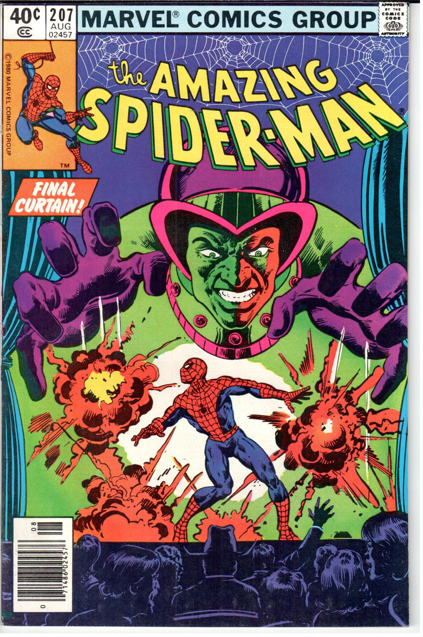 Amazing Spider-Man (1963 Series) #207 Newsstand VF- 7.5