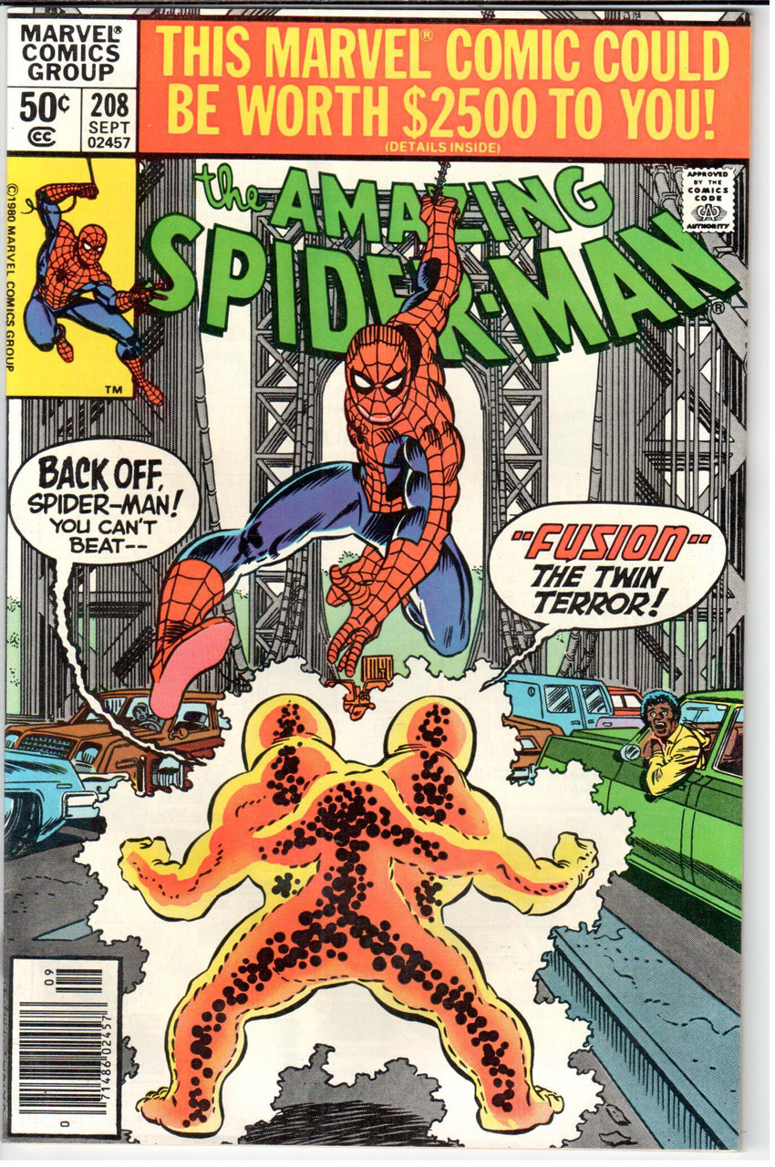 Amazing Spider-Man (1963 Series) #208 Newsstand VF- 7.5