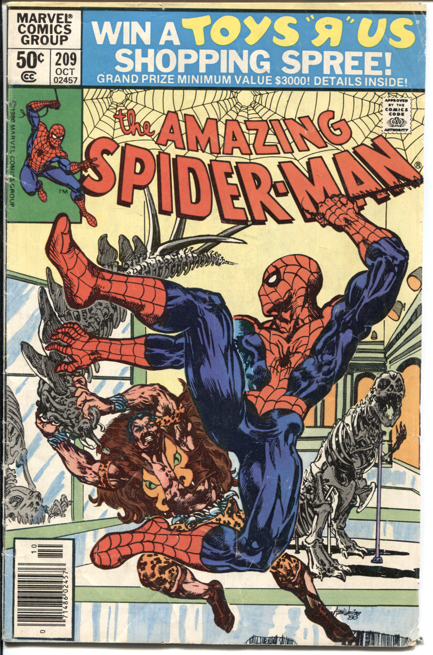 Amazing Spider-Man (1963 Series) #209 Newsstand VG 4.0