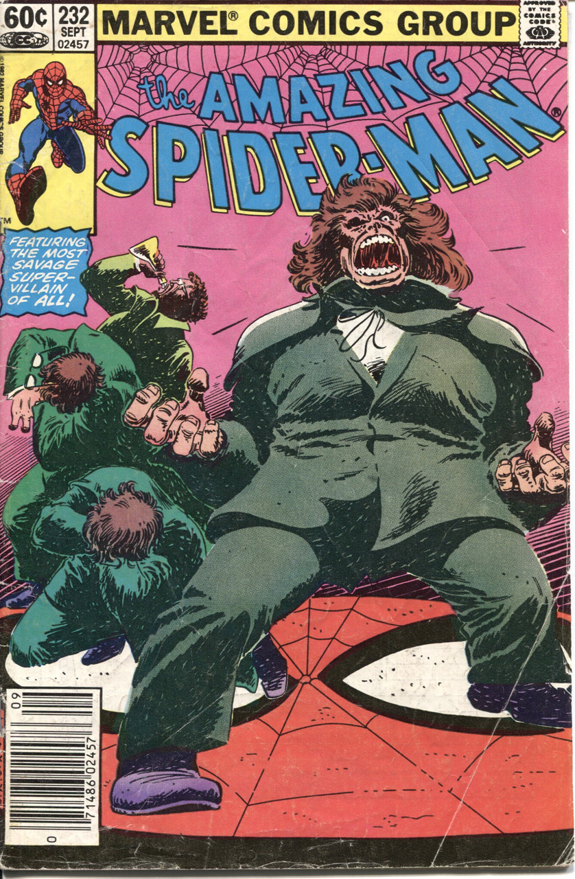 Amazing Spider-Man (1963 Series) #232 Newsstand VG- 3.5