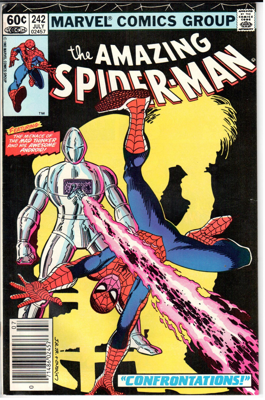 Amazing Spider-Man (1963 Series) #242 Newsstand VF- 7.5