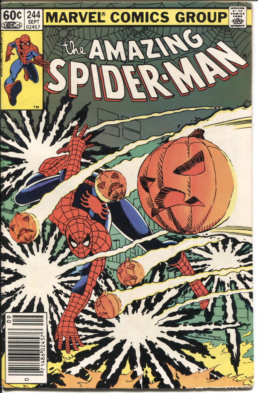 Amazing Spider-Man (1963 Series) #244 Newsstand FN/VF 7.0