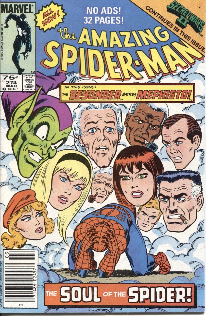 Amazing Spider-Man (1963 Series) #274 Newsstand NM- 9.2