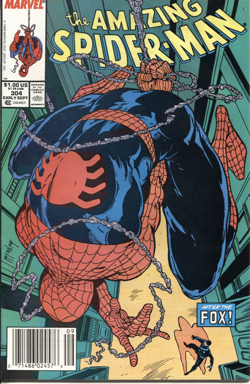 Amazing Spider-Man (1963 Series) #304 Newsstand VG- 3.5