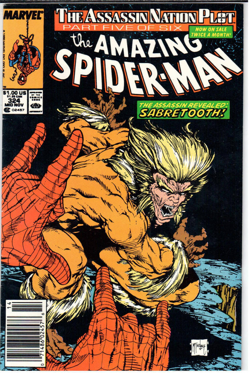 Amazing Spider-Man (1963 Series) #324 Newsstand FN/VF 7.0