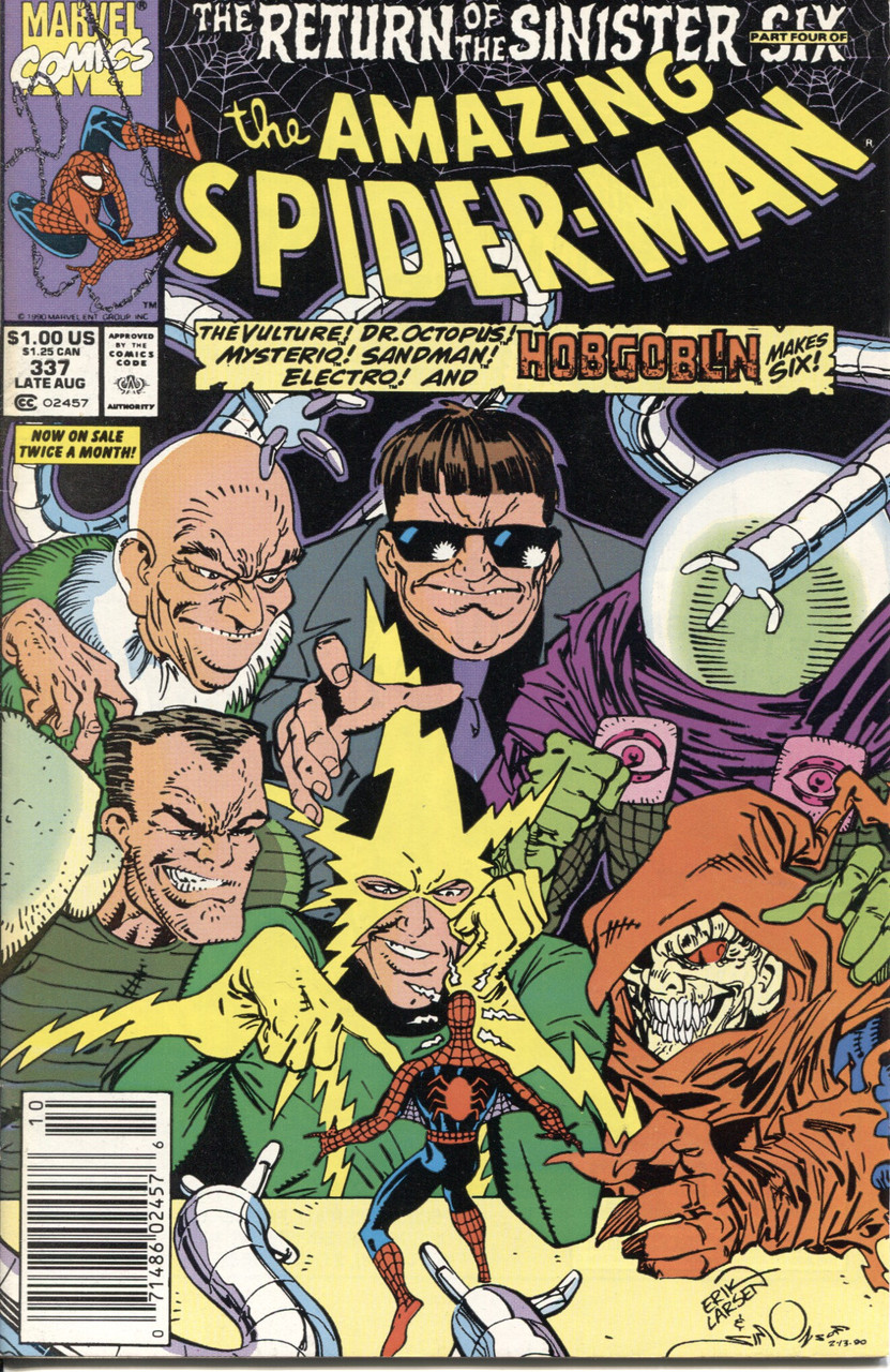 Amazing Spider-Man (1963 Series) #337 Newsstand FN+ 6.5