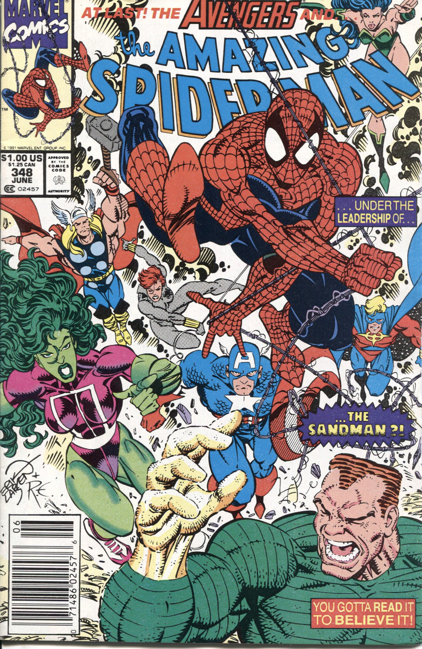 Amazing Spider-Man (1963 Series) #348 Newsstand NM- 9.2