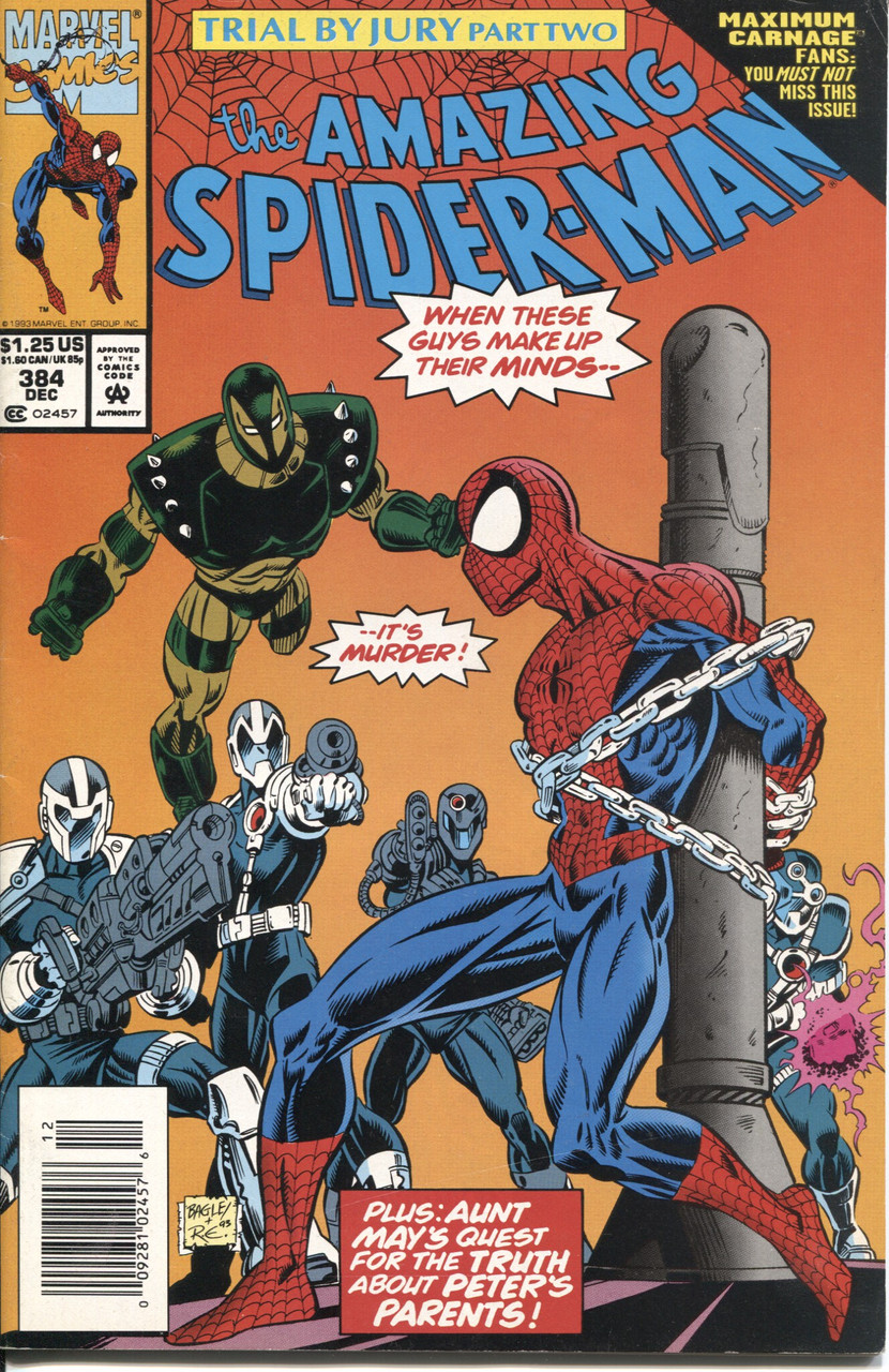 Amazing Spider-Man (1963 Series) #384 Newsstand NM- 9.2