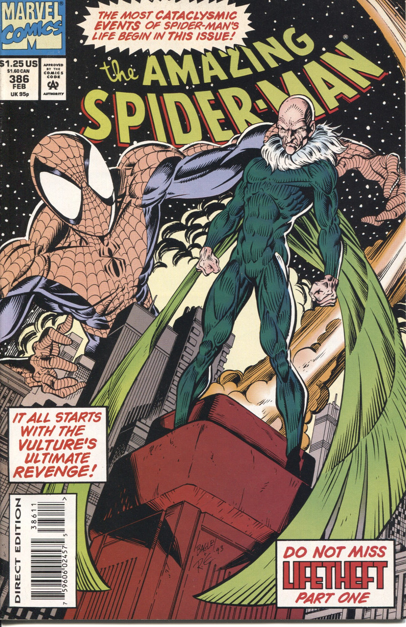 Amazing Spider-Man (1963 Series) #386 NM- 9.2