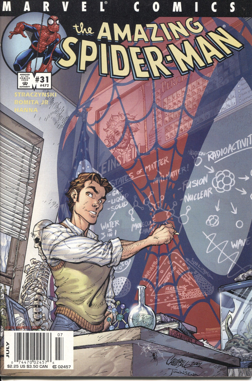 Amazing Spider-Man (1999 Series) #31 Newsstand #472 NM- 9.2