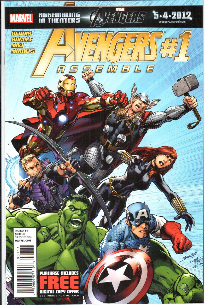 Avengers Assemble (2013 Series) #1 NM- 9.2