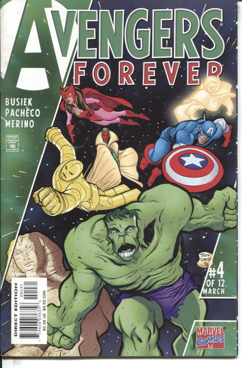 Avengers Forever (1998 Series) #4C NM- 9.2