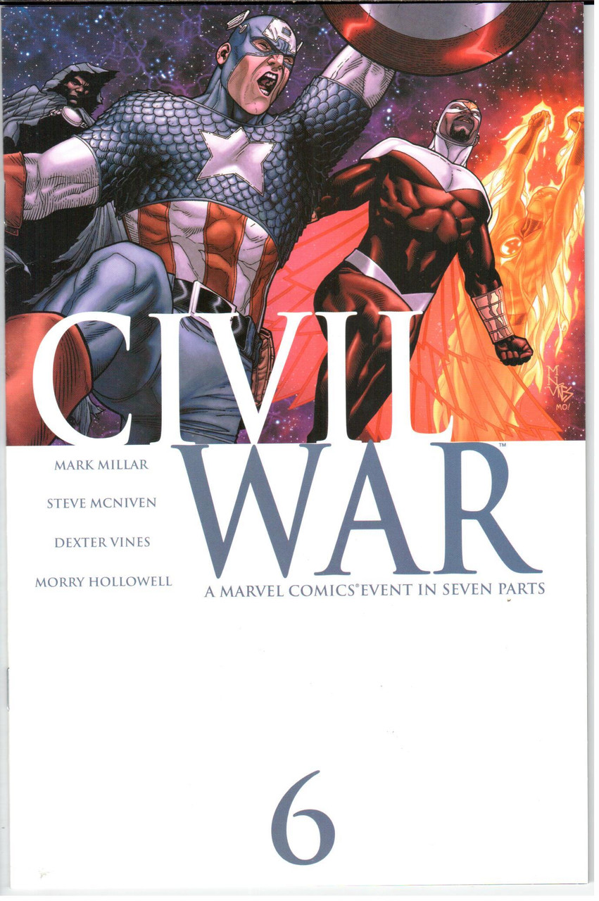 Civil War (2006 Series) #6 1st Print NM- 9.2