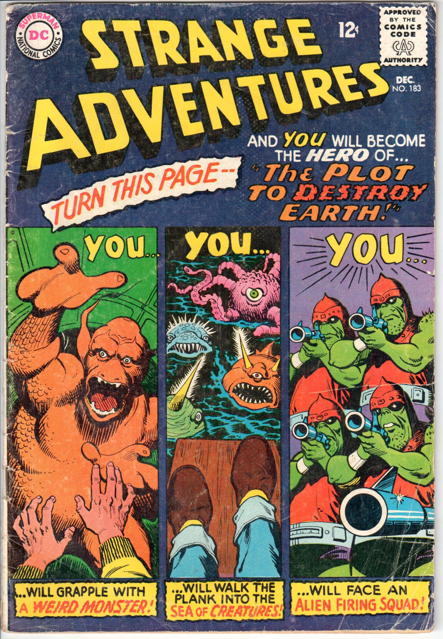 Strange Adventures (1950 Series) #183 GD 2.0