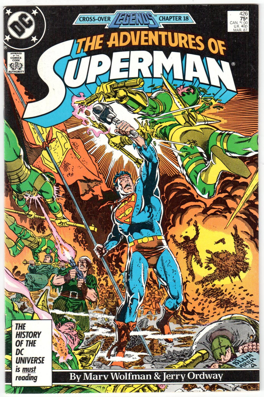 The Adventures of Superman (1987 Series) #426 NM- 9.2