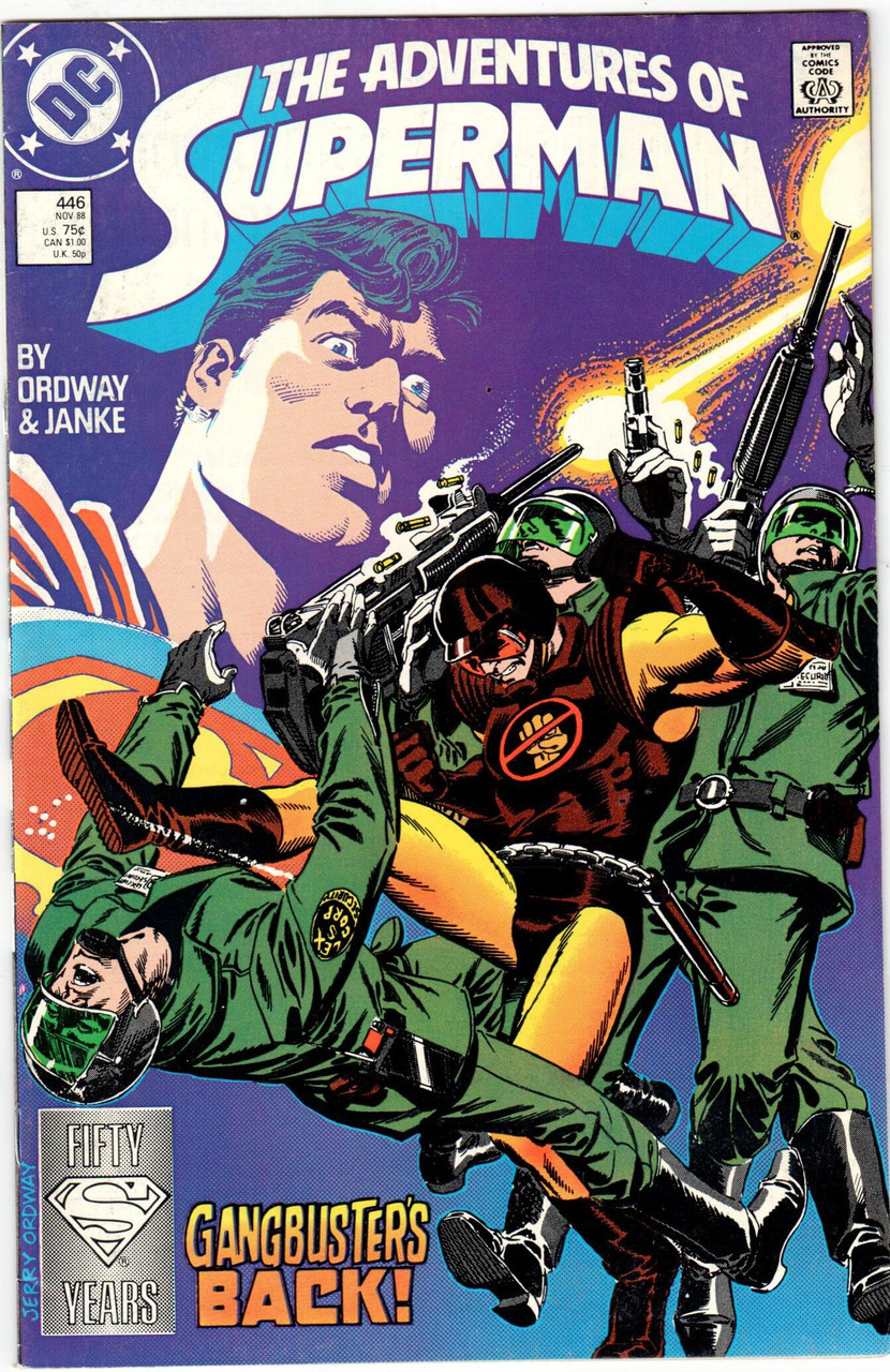 The Adventures of Superman (1987 Series) #446 NM- 9.2