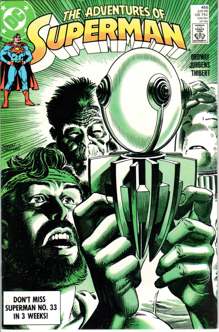 The Adventures of Superman (1987 Series) #455 NM- 9.2