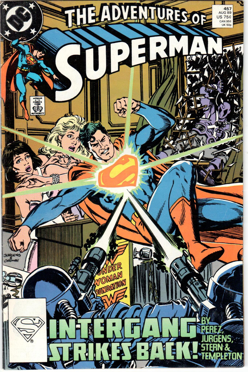 The Adventures of Superman (1987 Series) #457 NM- 9.2