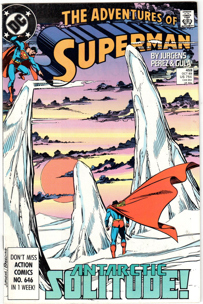 The Adventures of Superman (1987 Series) #459 NM- 9.2