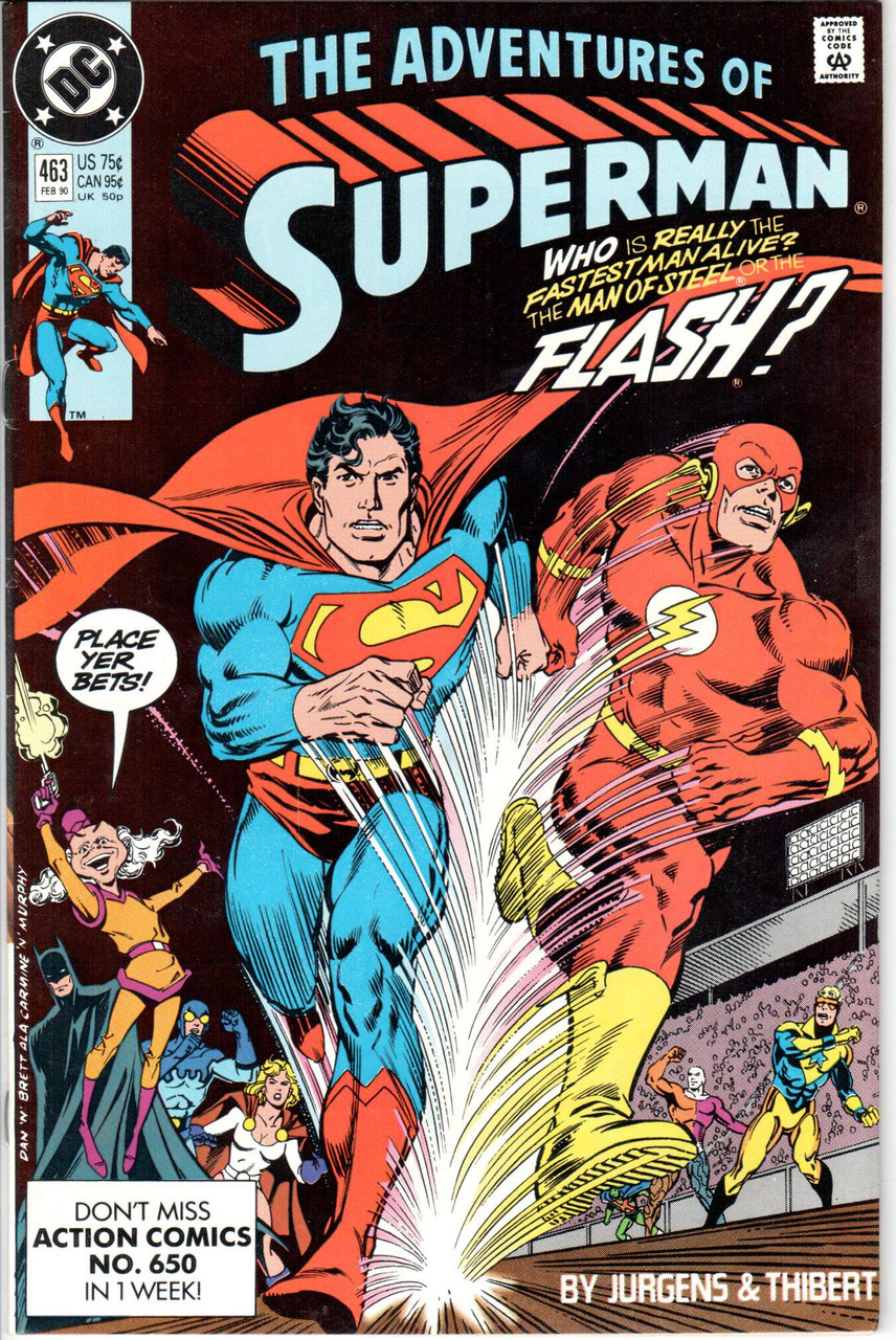The Adventures of Superman (1987 Series) #463 NM- 9.2