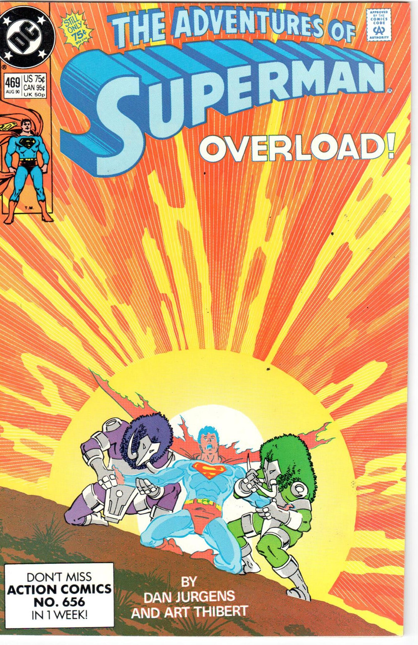 The Adventures of Superman (1987 Series) #469 NM- 9.2