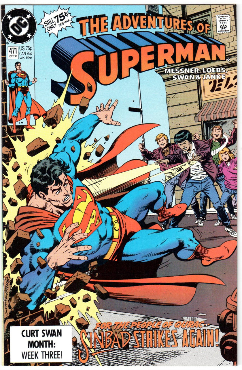 The Adventures of Superman (1987 Series) #471 NM- 9.2