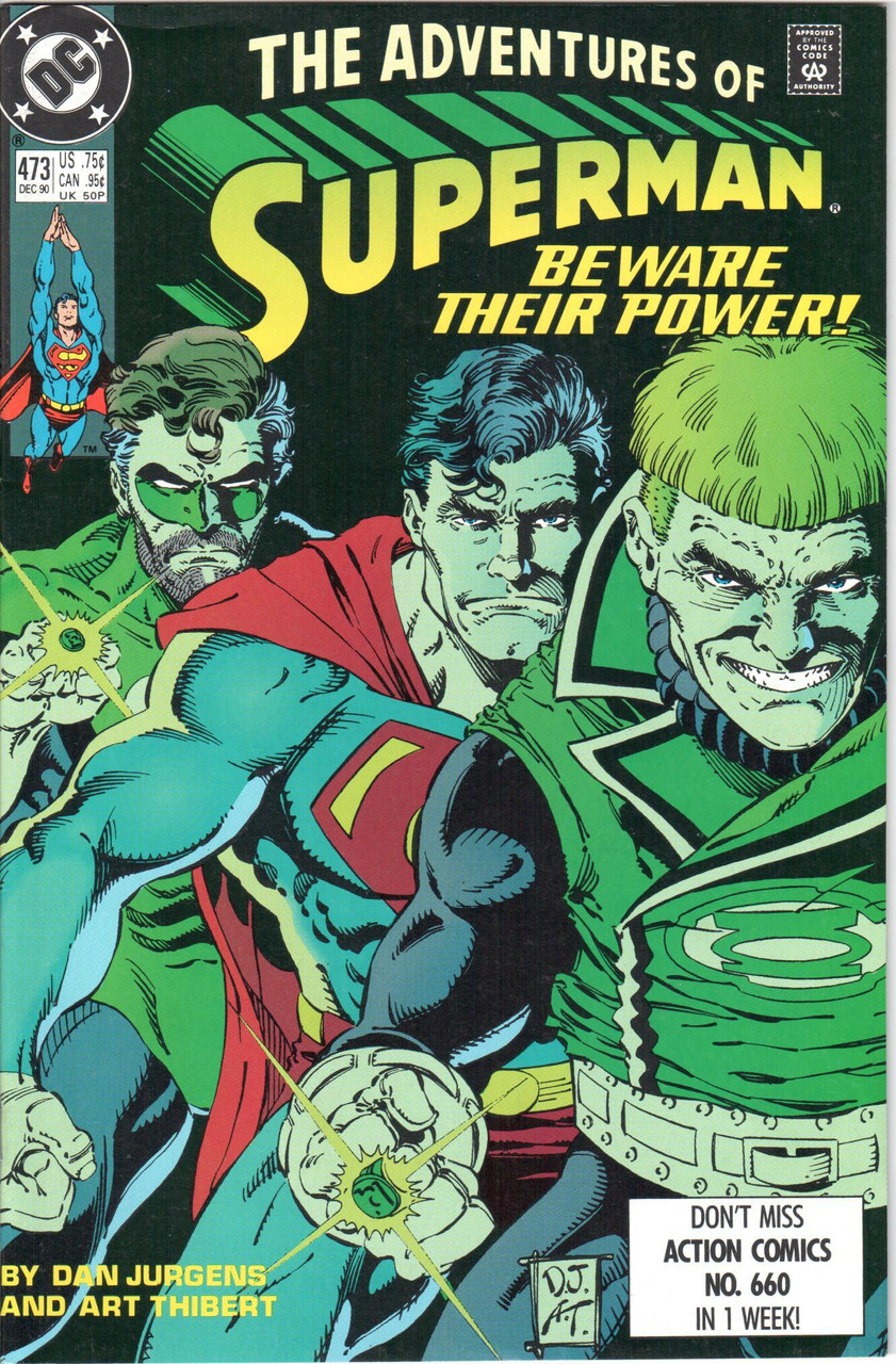 The Adventures of Superman (1987 Series) #473 NM- 9.2