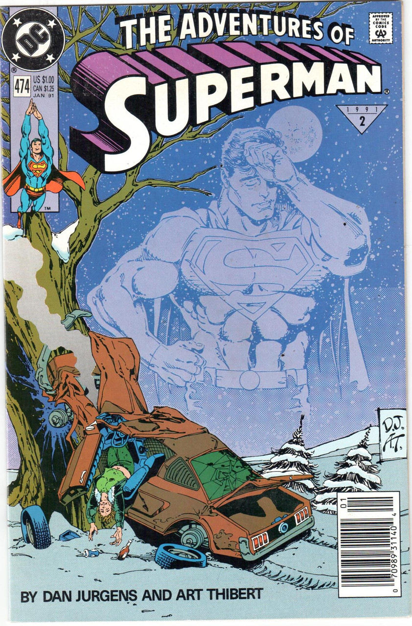 The Adventures of Superman (1987 Series) #474 NM- 9.2
