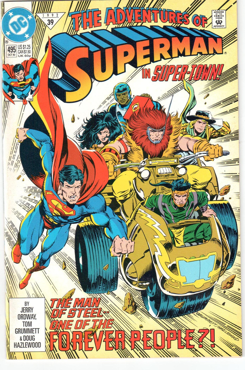 The Adventures of Superman (1987 Series) #495 NM- 9.2