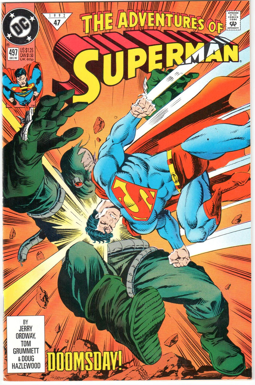 The Adventures of Superman (1987 Series) #497 NM- 9.2