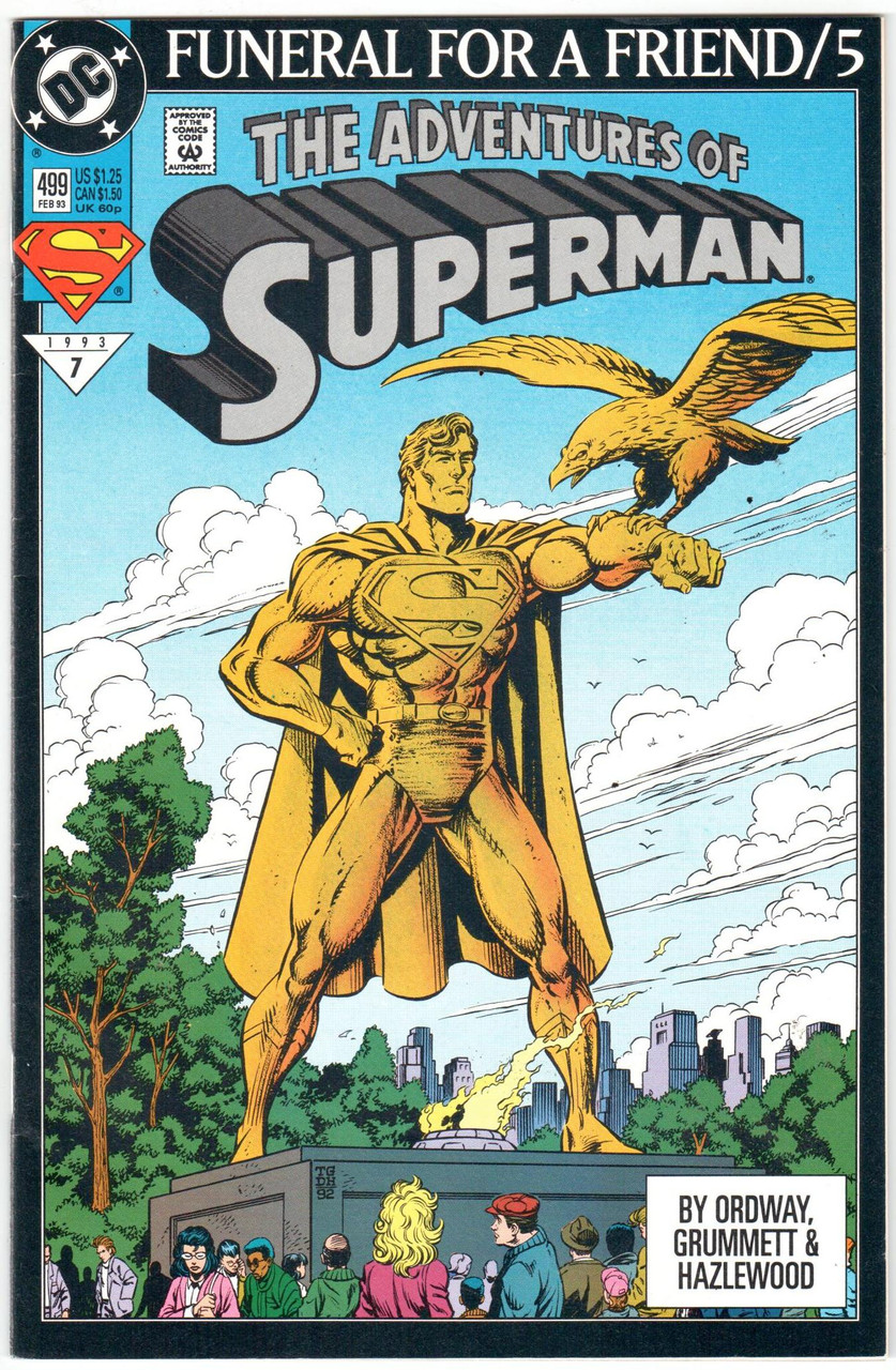 The Adventures of Superman (1987 Series) #499 NM- 9.2