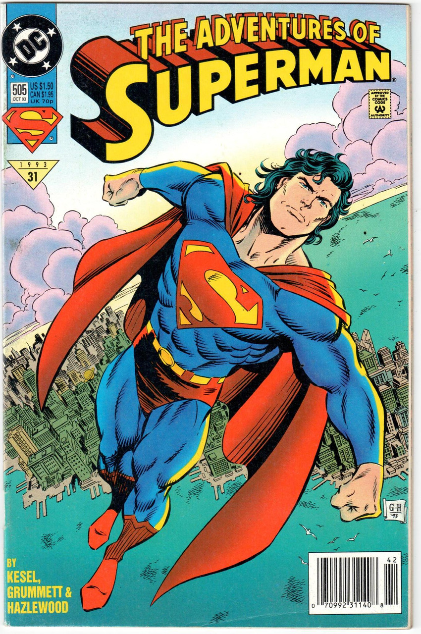 The Adventures of Superman (1987 Series) #505A VF 8.0