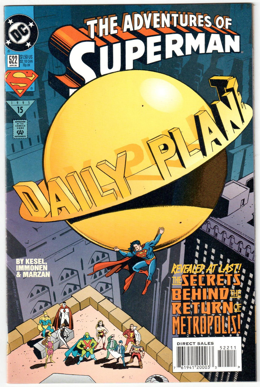 The Adventures of Superman (1987 Series) #522 NM- 9.2