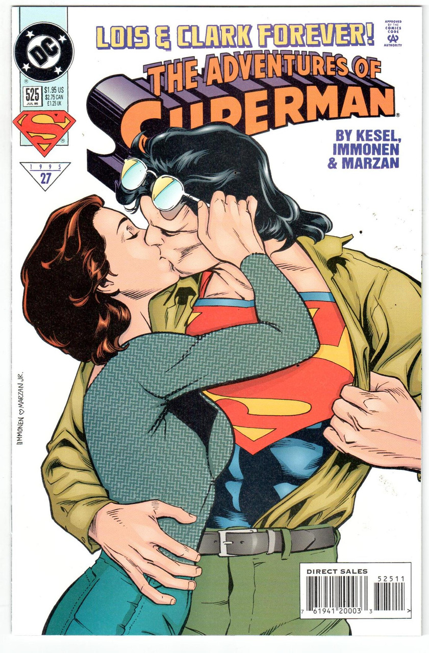 The Adventures of Superman (1987 Series) #525 NM- 9.2