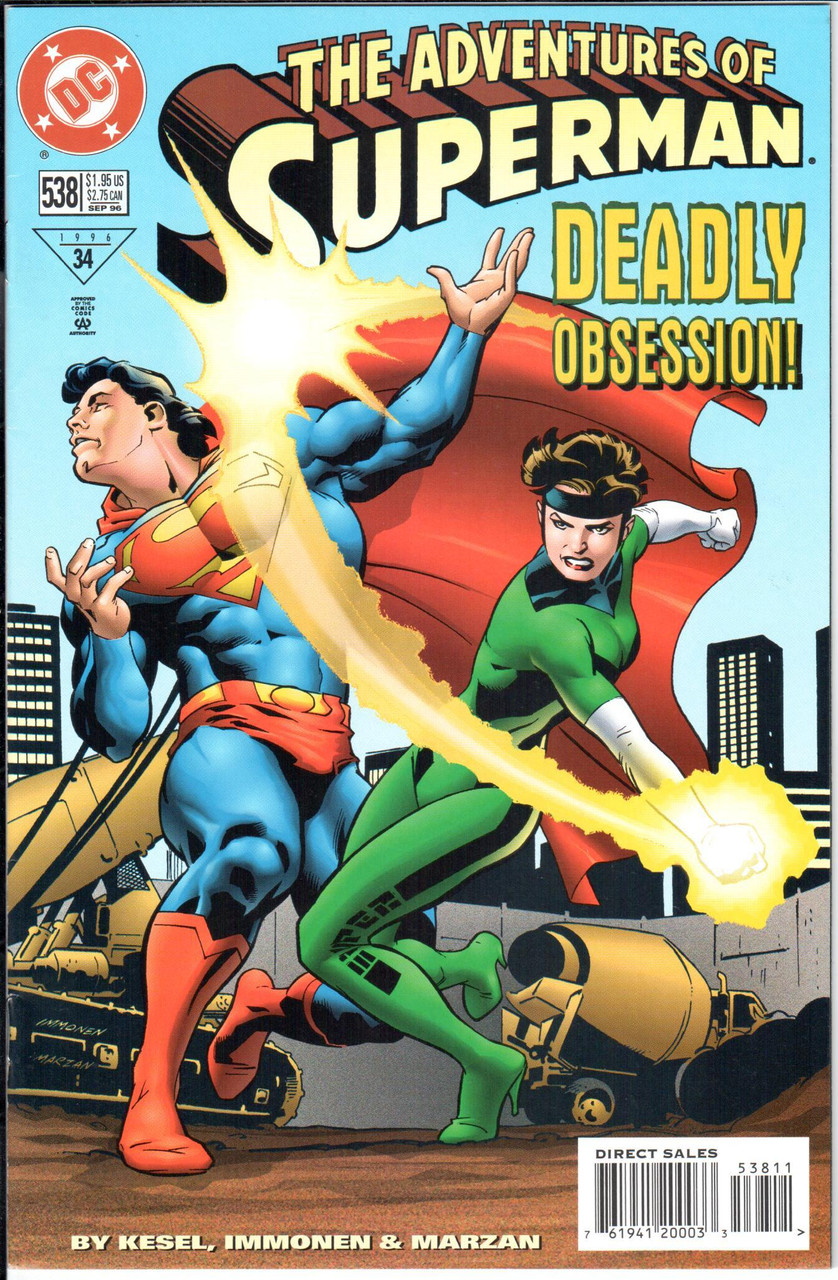 The Adventures of Superman (1987 Series) #538 NM- 9.2