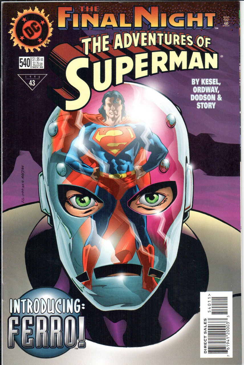 The Adventures of Superman (1987 Series) #540 NM- 9.2