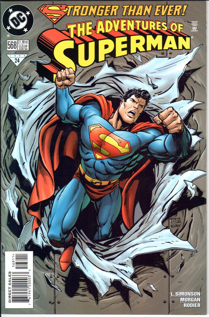 The Adventures of Superman (1987 Series) #568 NM- 9.2