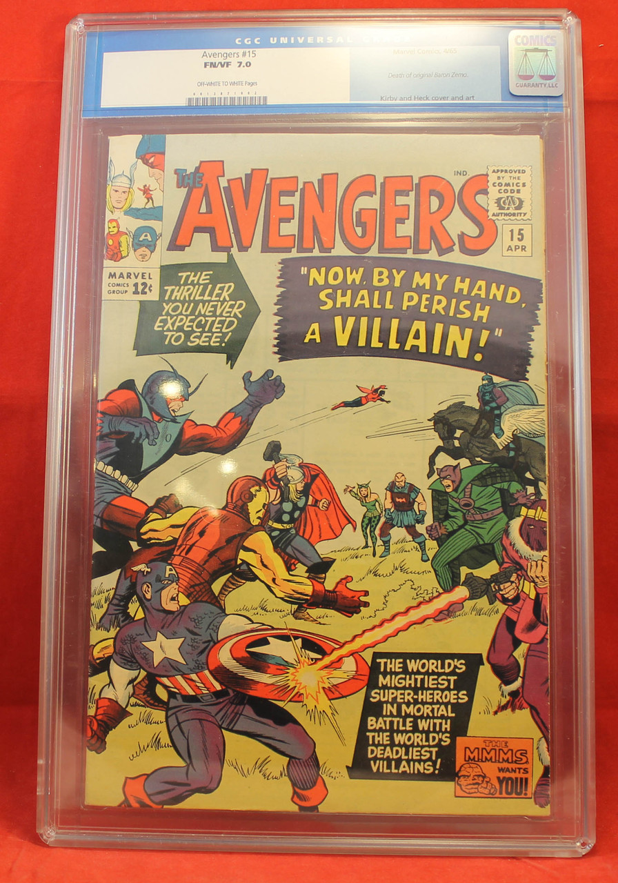 The Avengers (1963 Series) #15 CGC 0013871002 FN/VF 7.0