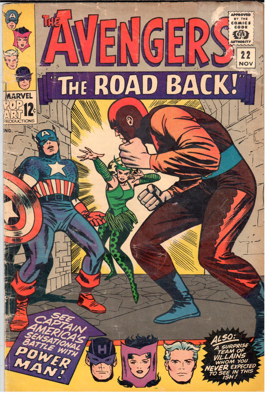 The Avengers (1963 Series) #22 VG- 3.5