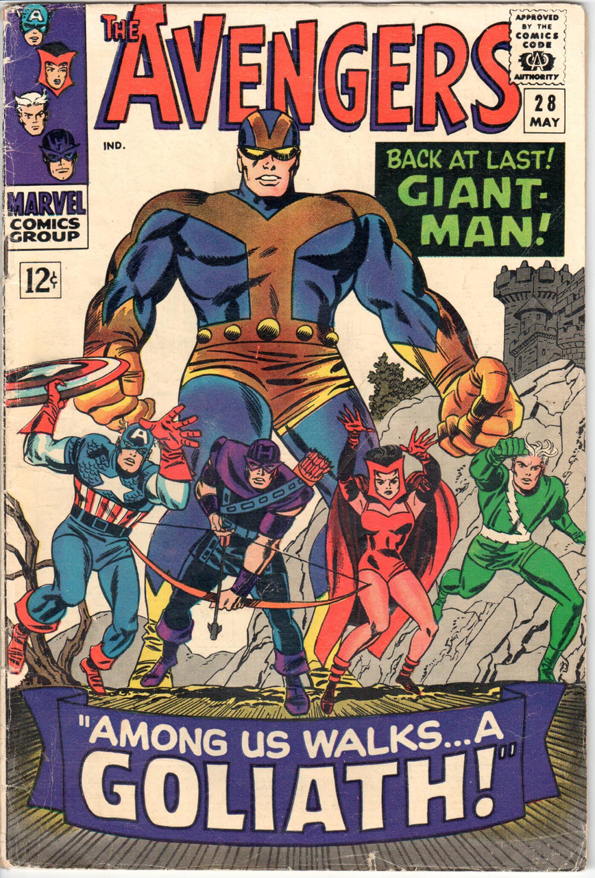 The Avengers (1963 Series) #8  VG- 3.5