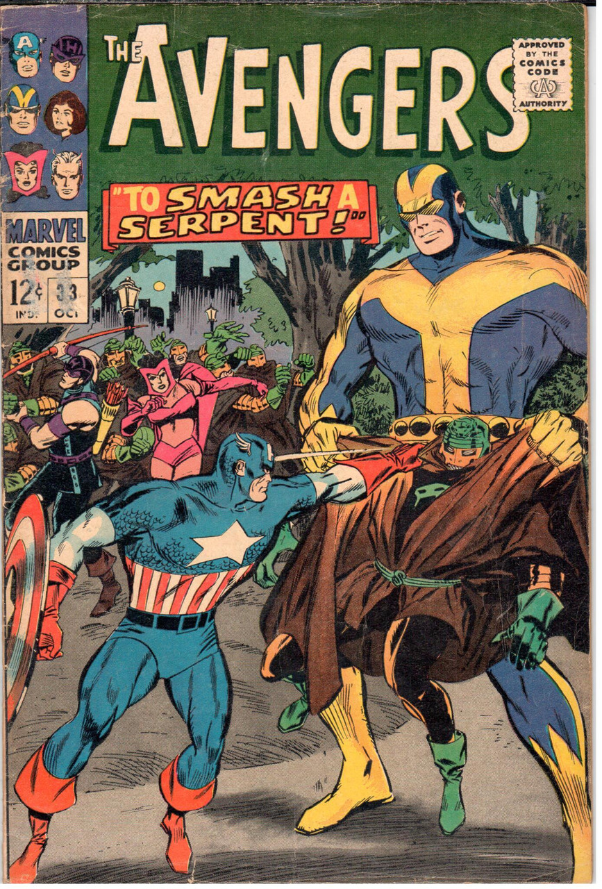 The Avengers (1963 Series) #33 VG/FN 5.0