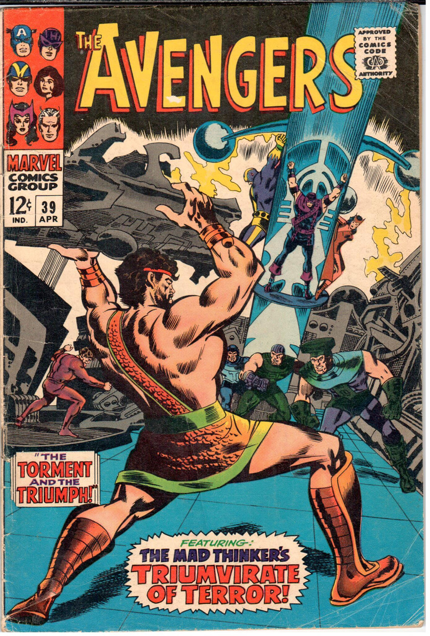The Avengers (1963 Series) #39 VG+ 4.5