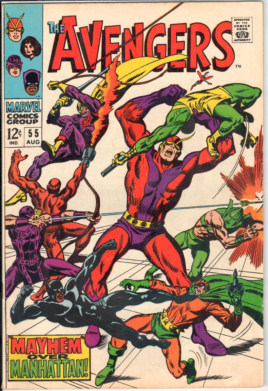 The Avengers (1963 Series) #55 FN+ 6.5