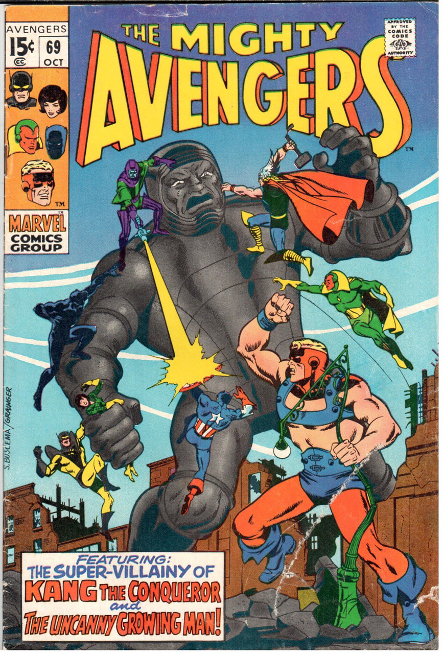 The Avengers (1963 Series) #69 VG- 3.5