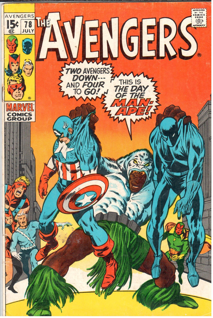 The Avengers (1963 Series) #78 VG+ 4.5