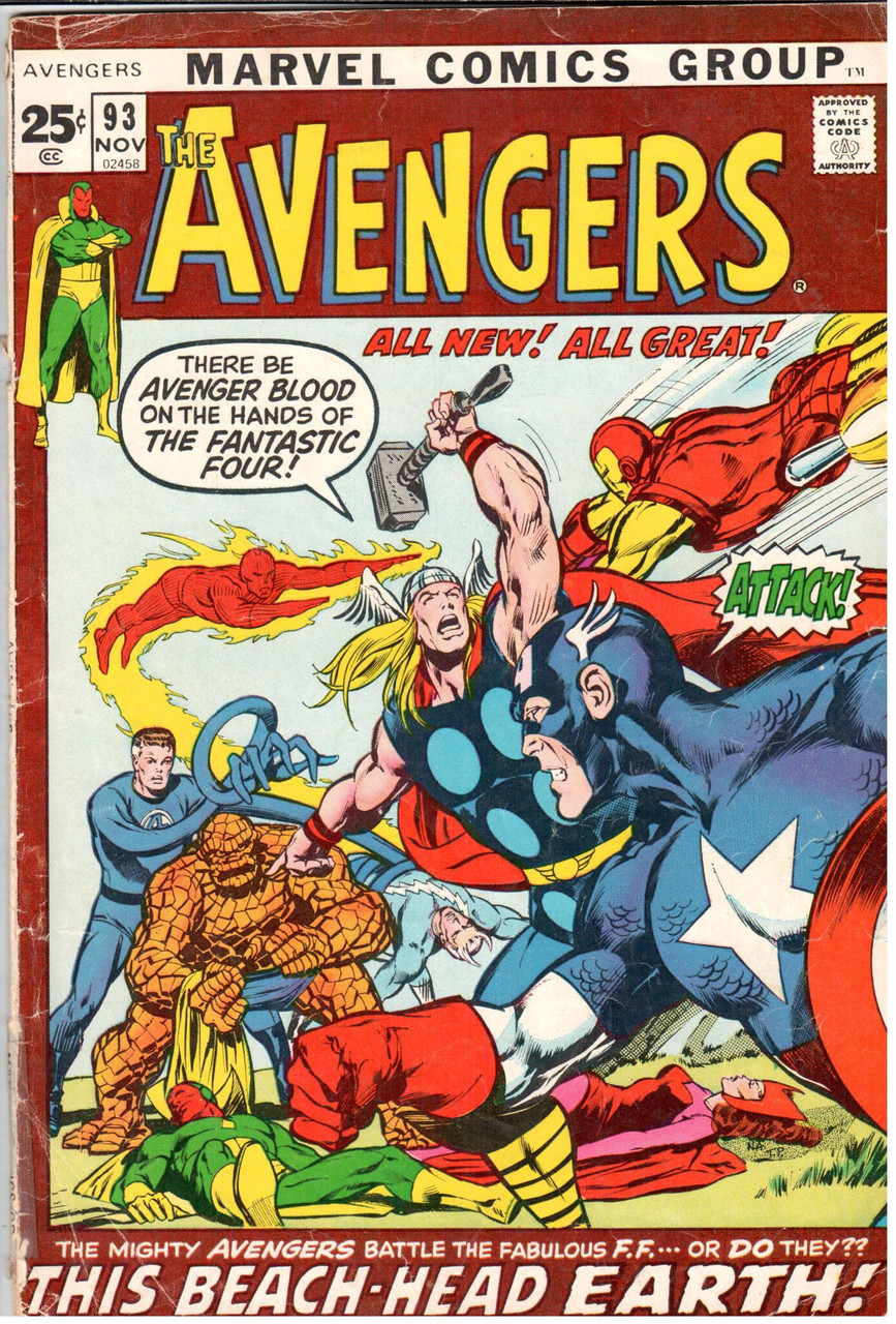 The Avengers (1963 Series) #93 GD+ 2.5