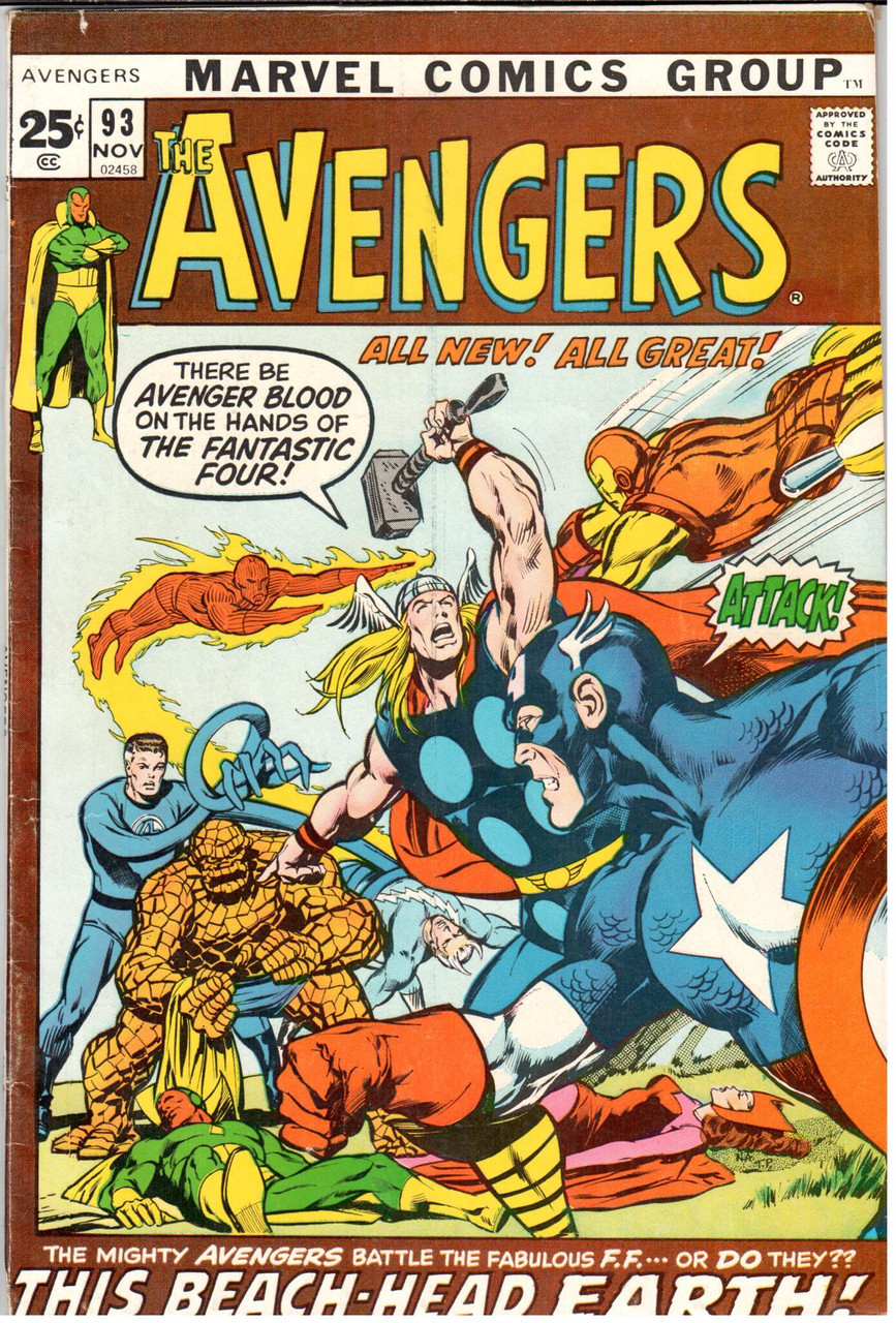 The Avengers (1963 Series) #93 VG/FN 5.0