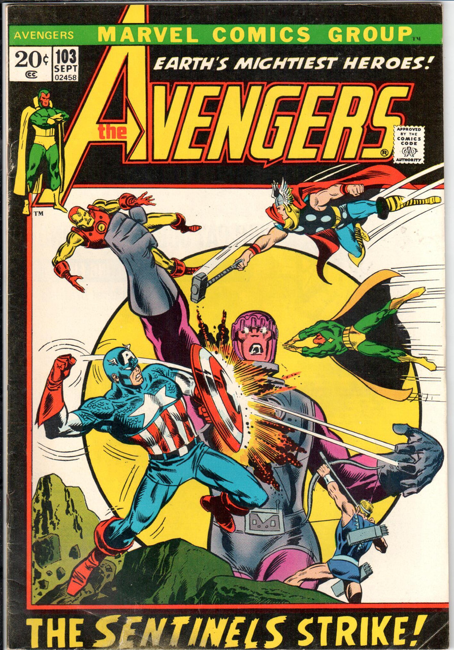 The Avengers (1963 Series) #103 FN- 5.5